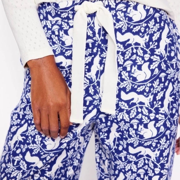 Boden Blue Woodland Squirrel Brushed Cotton Pyjama Trouser Lounge PJ Pants 12 - Picture 7 of 7